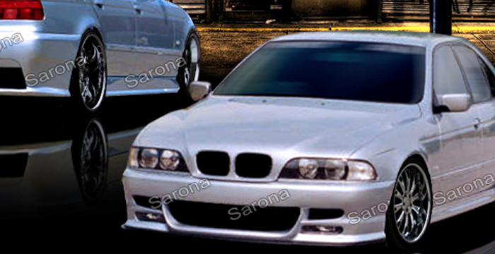 Custom BMW 5 Series  Sedan Side Skirts (1997 - 2003) - $450.00 (Part #BM-037-SS)